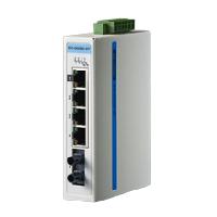 研華EKI-5525SI-ST 1光4電百兆ProView(組態(tài))系列工業(yè)以太網(wǎng)交換機(jī)（包含單模/多模、SC/ST接口）