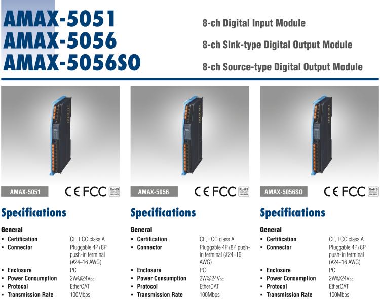 研華AMAX-5056SO 8路數(shù)字量輸出模塊，0.5A 源型（插片式）