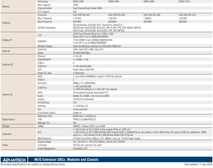研華MIO-5373 第八代 Intel 低功耗高性能 超極本CPU 3.5寸嵌入式單板，性能提升40%